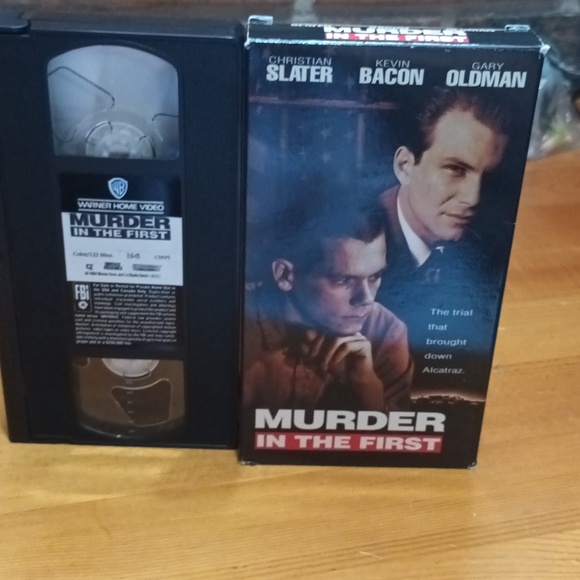6/$15 Murder in the first VHS videotape - Picture 6 of 7